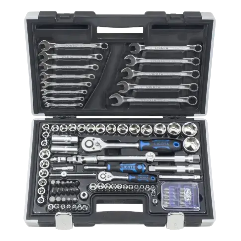 ALK0014F-LICOTA-1-4-DR-1-2-DR-108PCS-SOCKET-BITS-SET ALK0014F LICOTA 1/4'' DR & 1/2'' DR 108PCS SOCKET & BITS SET complete mechanic set with dual drive sizes