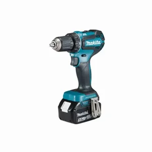 DDF485RFE/ Z 13mm MAKITA (1/2") 18V Cordless Driver Drill featuring compact design with rechargeable battery