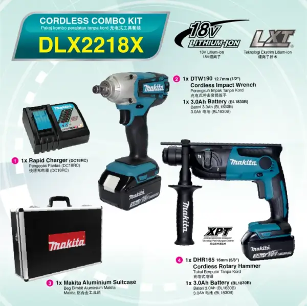 DLX2218X-_DTW190-_-DHR165_-MAKITA18V-Cordless-Combo-Kit (1) DLX2218X (DTW190 & DHR165) MAKITA18V Cordless Combo Kit