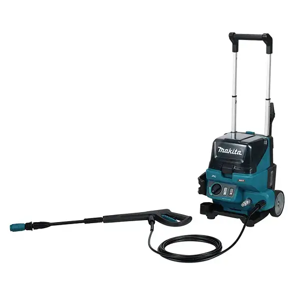 HW001GZ-MAKITA-40Vmax-Cordless-High-Pressure-Washer HW001GZ MAKITA 40Vmax cordless high pressure washer with handle, spray gun and wheeled base