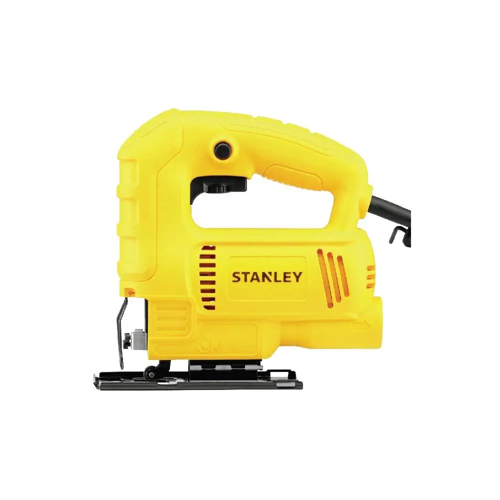SJ45-STANLEY-JIGSAW featuring yellow housing with black grip and cutting blade for professional work